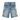 KAPITAL WIDE LEG EMBELLISHED DENIM SHORTS