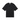 ESSENTIALS T-SHIRT 'BLACK APPLIQUE LOGO'