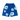 DENIM TEARS COTTON WREATH SWEATSHORTS 'ROYAL BLUE'