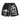 VERTEBRAE MONSTER CROSS LOGO SHORTS 'BLACK'