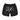 OFF-WHITE BLACK CARAVAGGIO ANGEL SHORTS 'BLACK'