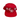 CHROME HEARTS CROSS PATCH BASEBALL CAP 'RED'