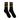RHUDE SCRIPT LOGO SOCKS 'BLACK'