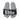 RHUDE CHECKERED LEATHER SLIDES 'BLACK WHITE'
